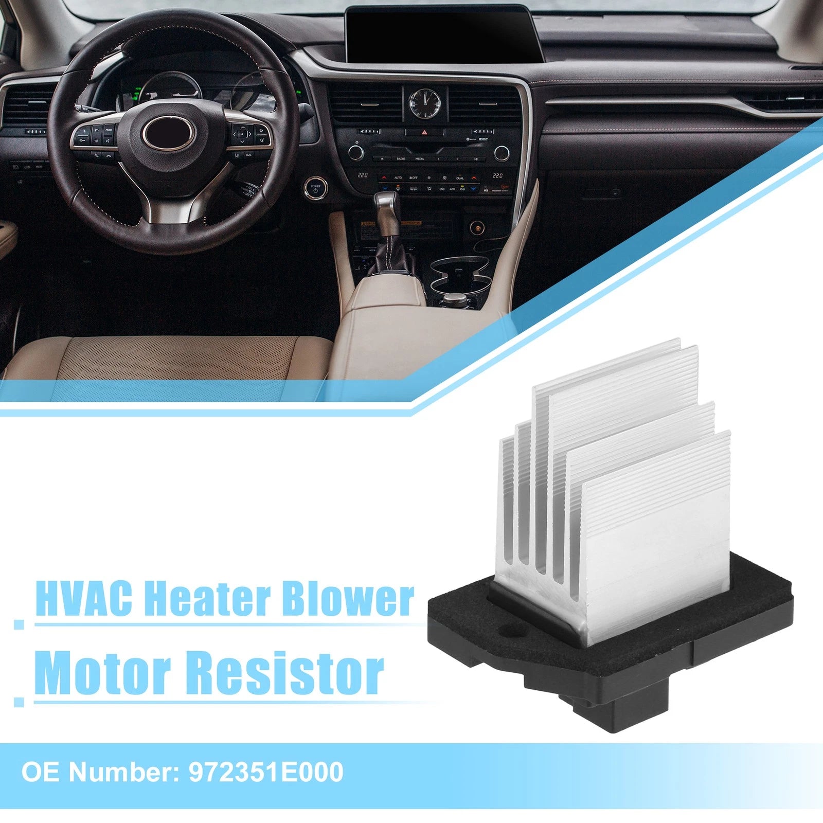 HVAC Heater Blower Motor Resistor for Hyundai Elantra (2007–2012)