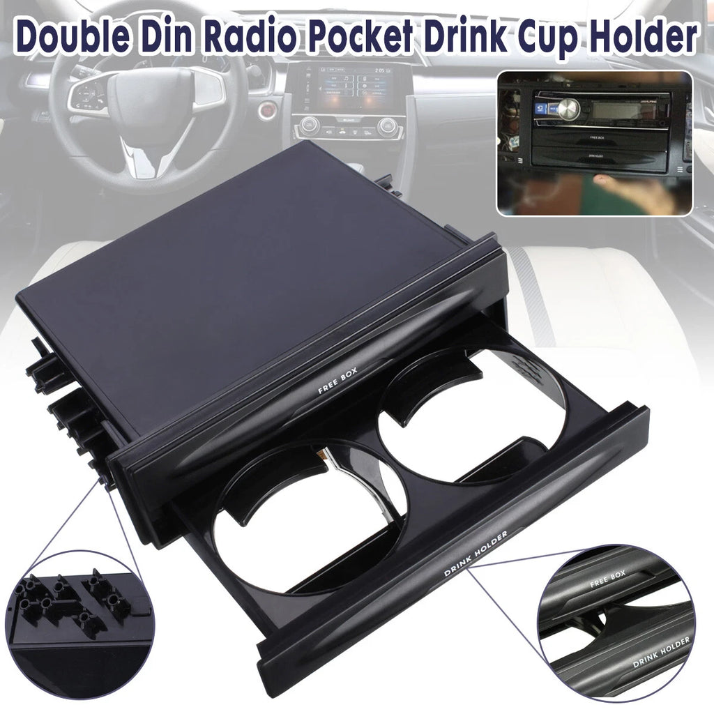 Double Din Dash Radio Pocket Kit for Universal Vehicles