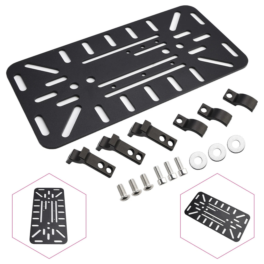 Set of 2 Dual-Sided Mounting Saddlebag Bracket Racks for Motorcycle