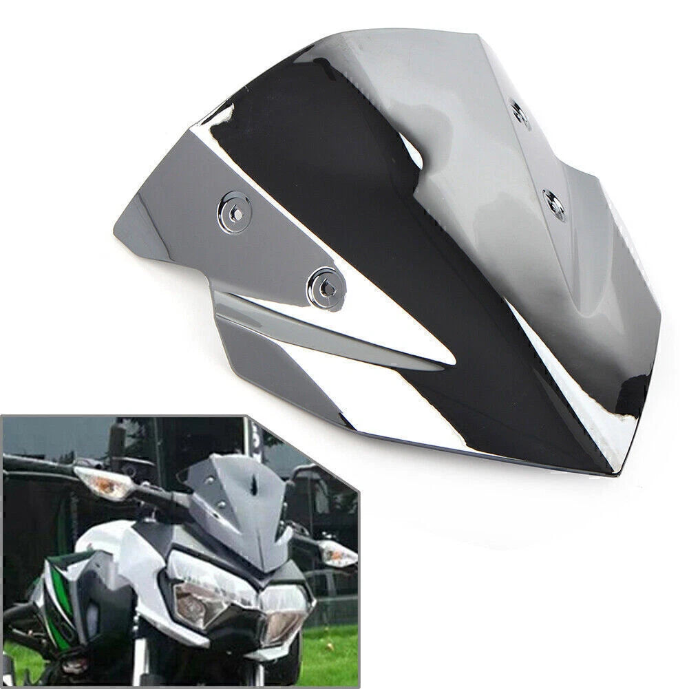 Silver Windshield for Kawasaki Z400 (2018–2022)