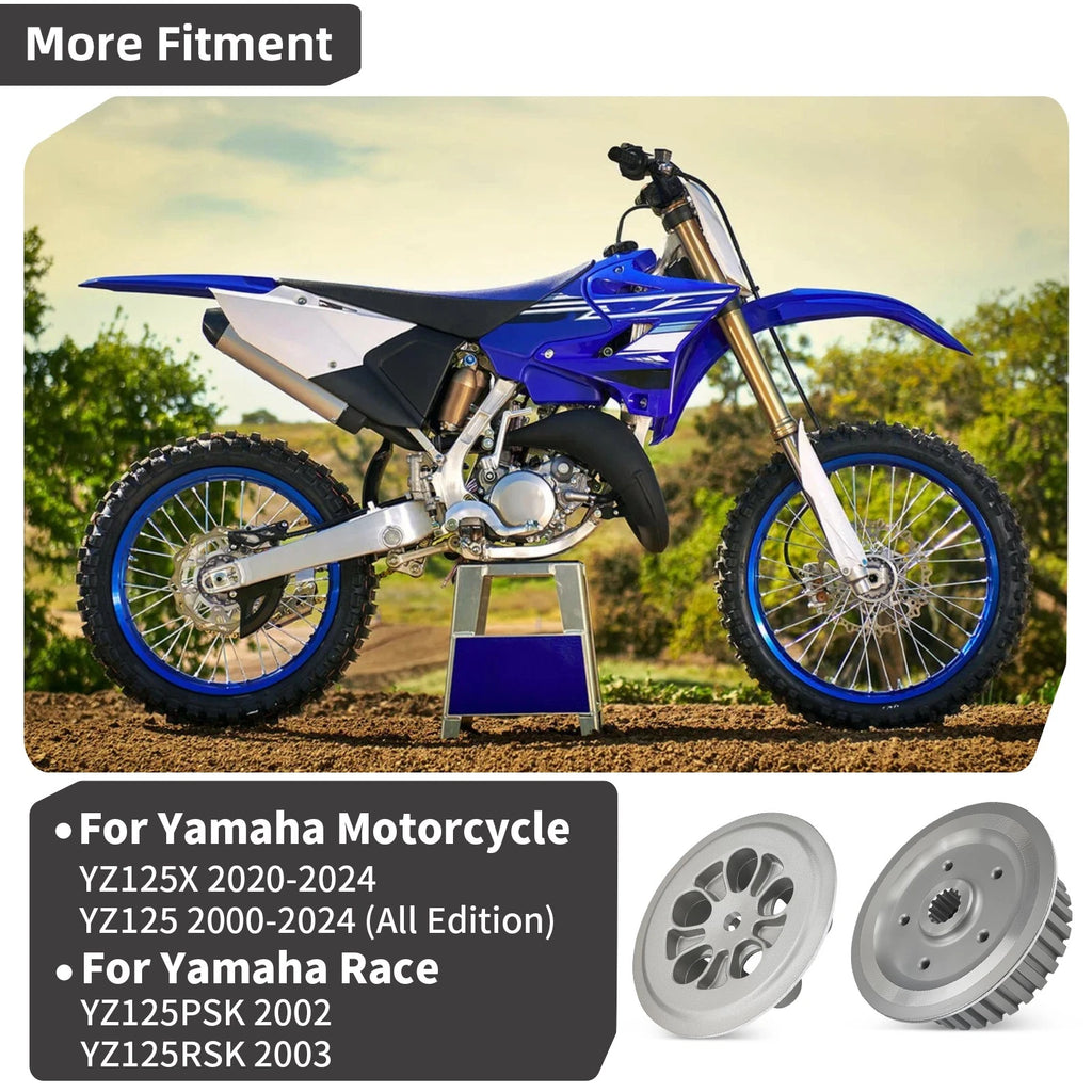 Clutch Pressure Plate + Inner Hub Boss for Yamaha YZ125X (2020–2024) 5HD-16351-00-00