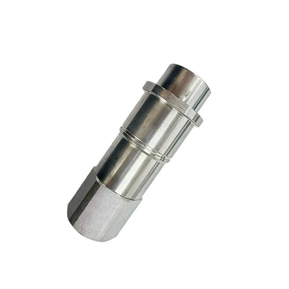 Hydraulic Coupler for Farm Use 7/8-14UNF Copper Nickel Plated