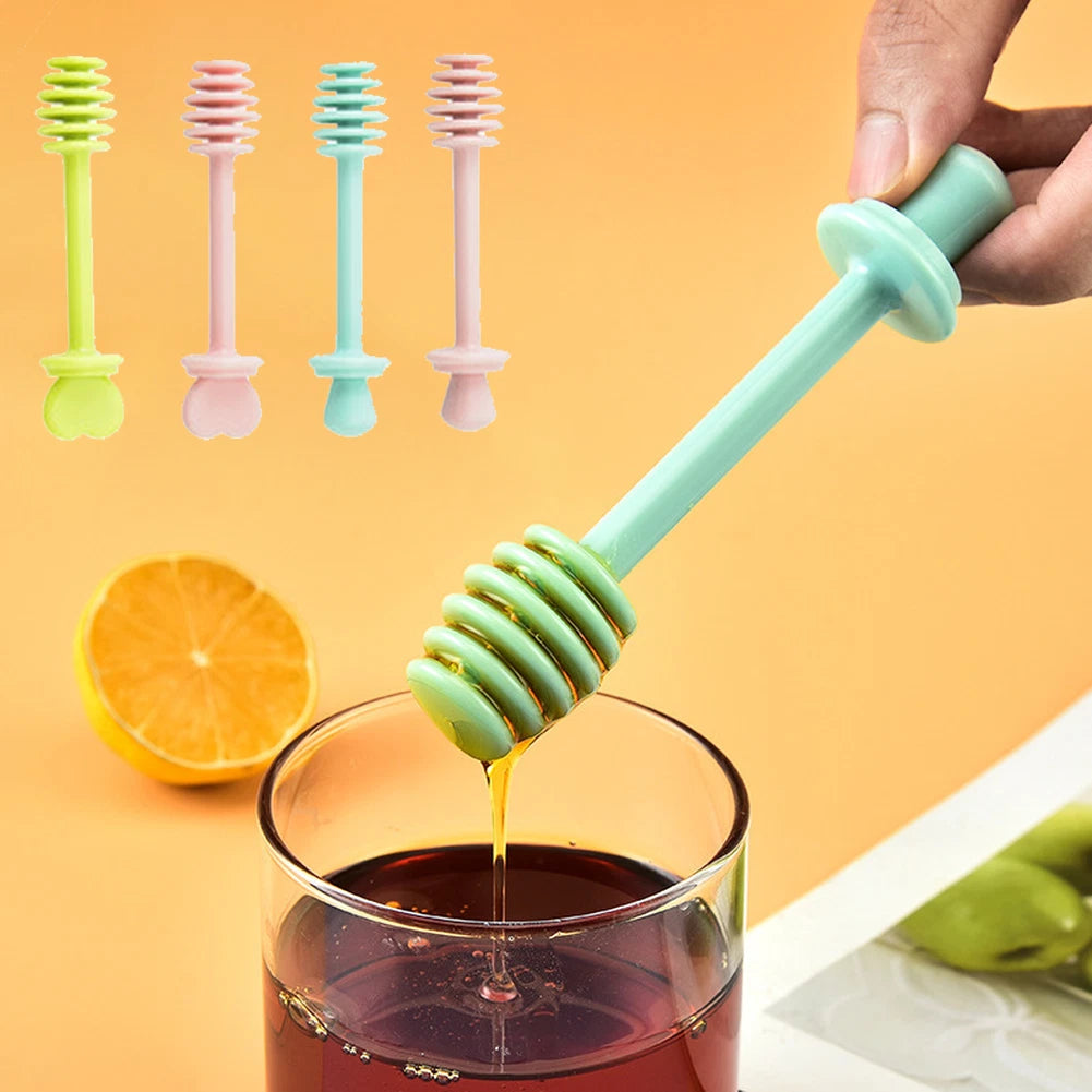 Plastic Honey Mixing Tool with Dual Function Ends for Kitchen