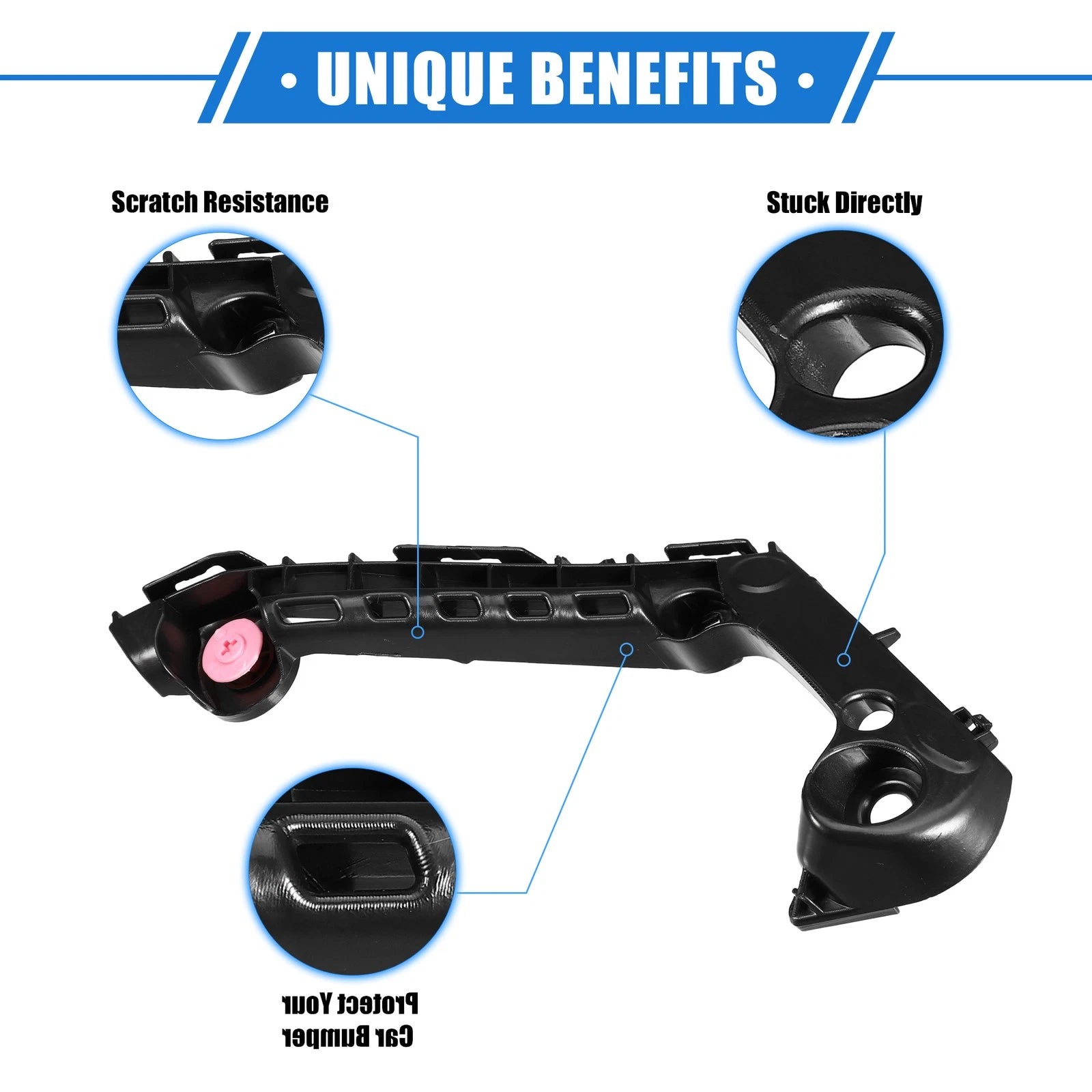 Bumper Mounting Support Bracket Pair Replacement for Toyota Corolla (2019–2021)