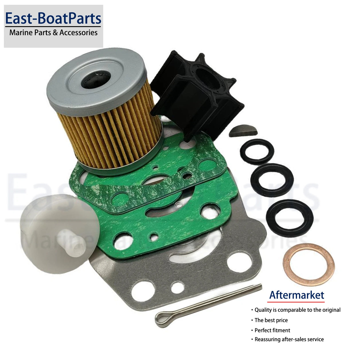 Service Parts Kit Impeller Filter Suzuki 4 Stroke 9.9HP 15HP DF9.9 DF15 Models