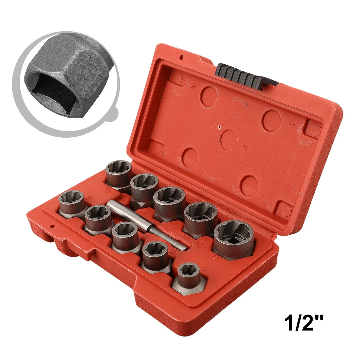 12 Piece Bolt Extractor Socket Set for Reliable Results
