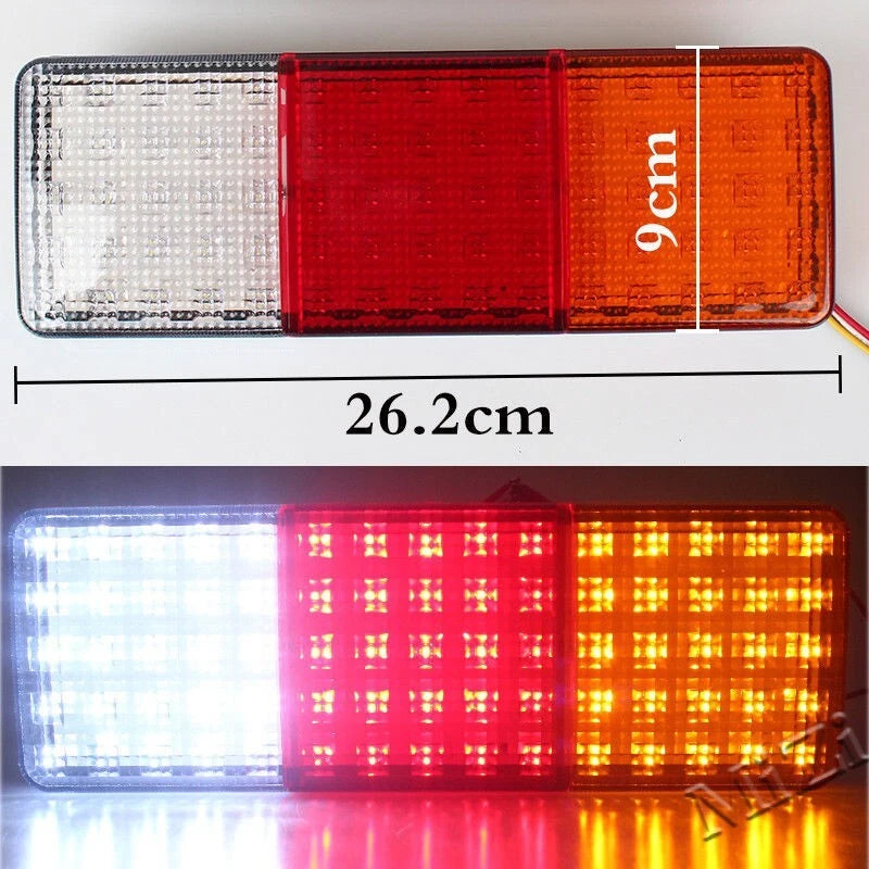 75 LED Tail Lights for Trailer RV Caravan Truck Boat (12V)