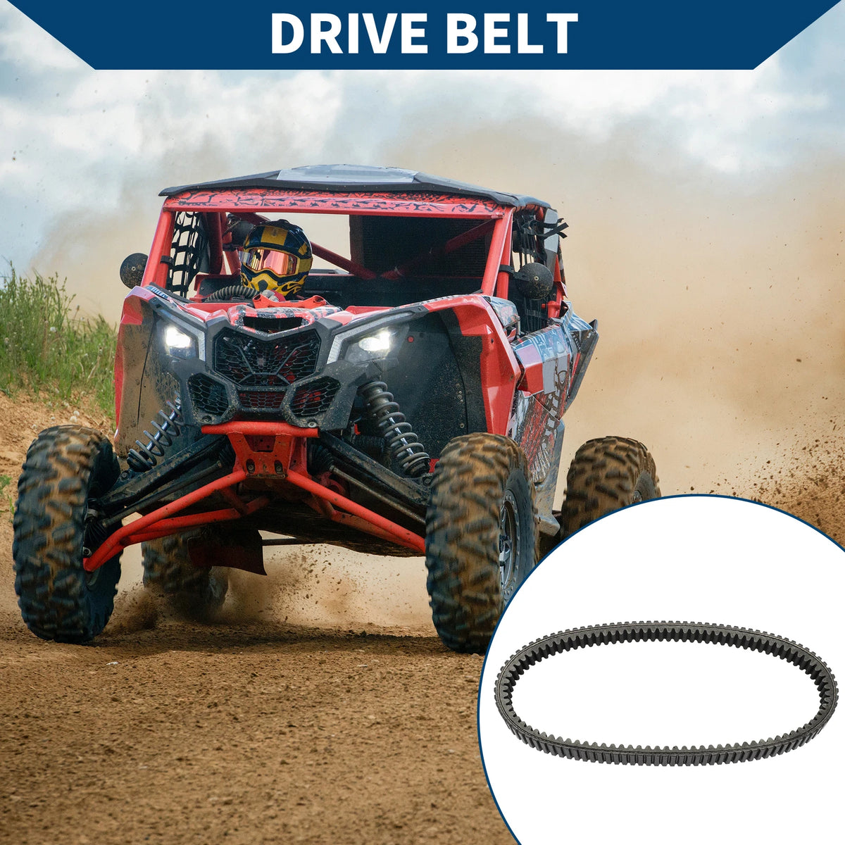 Drive Belt V-Belt No.3211169 for Polaris Ranger 500 (2015–2019)