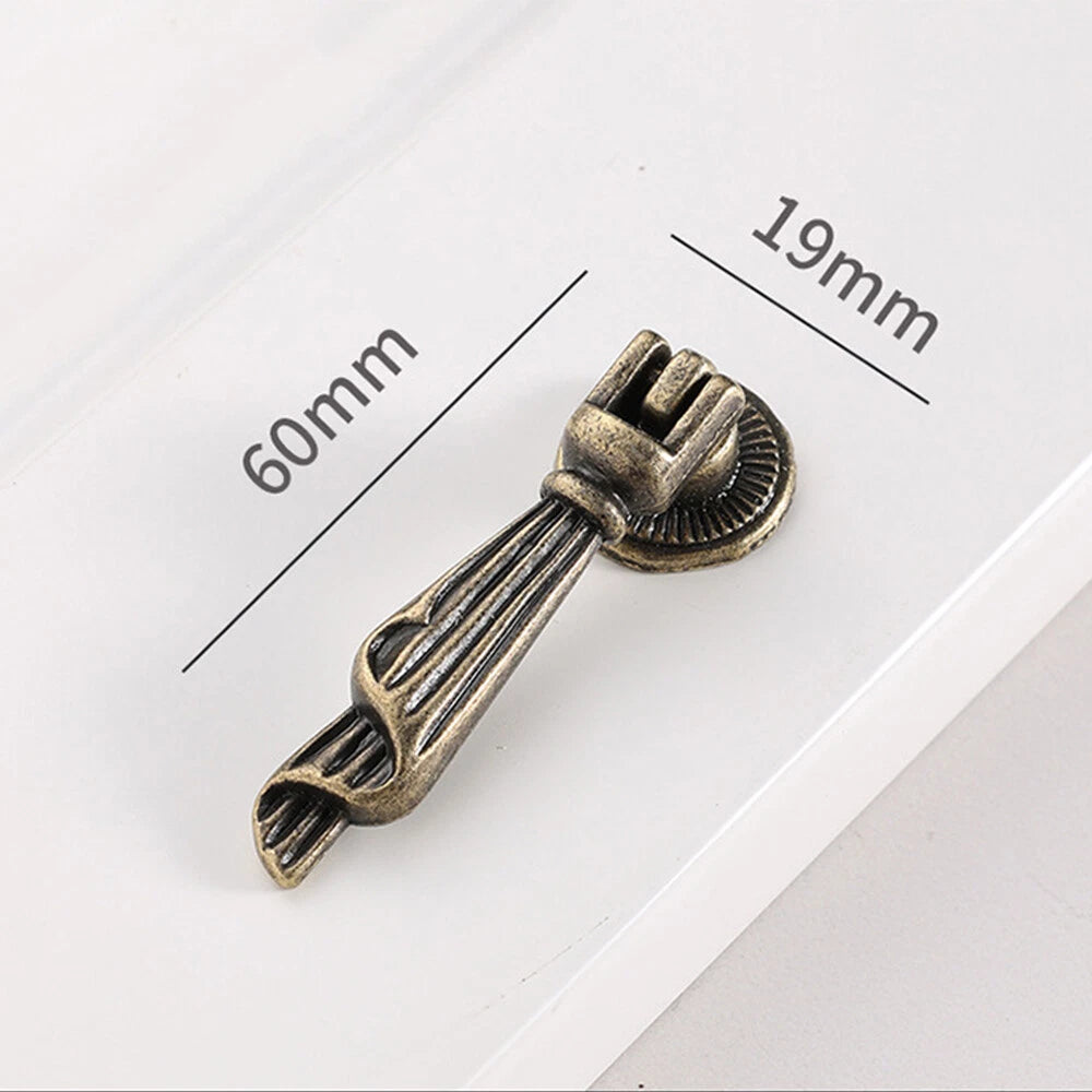 2X Antique Bronze Door Pull Handle for Cabinet Drawer Furniture
