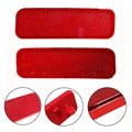Set of 2 Rear Bumper Reflectors for Ford Transit Custom (2013–2022)