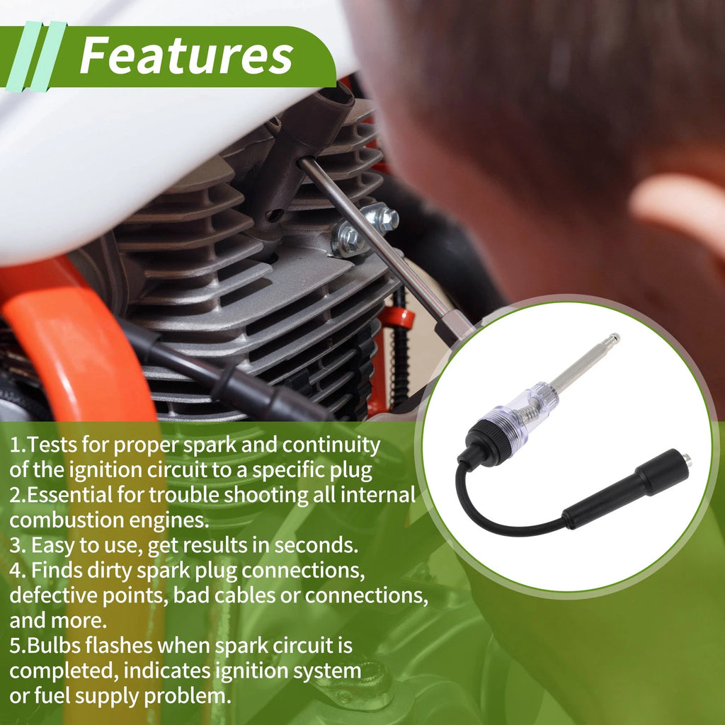 Spark Plug Tester for Car Engine Tune-Up (Universal)