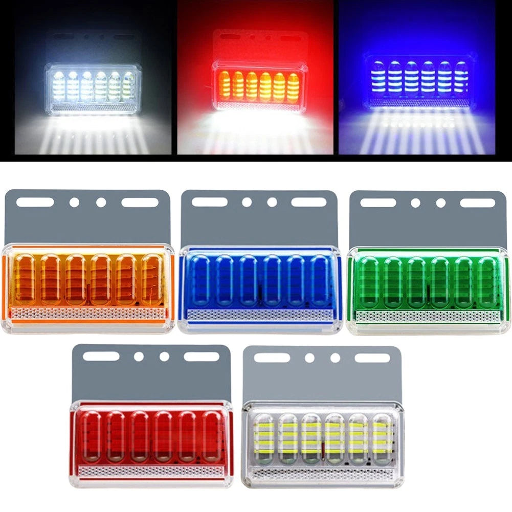 LED Side Marker Light for Trucks Trailers Bus RV 24V 8W ABS