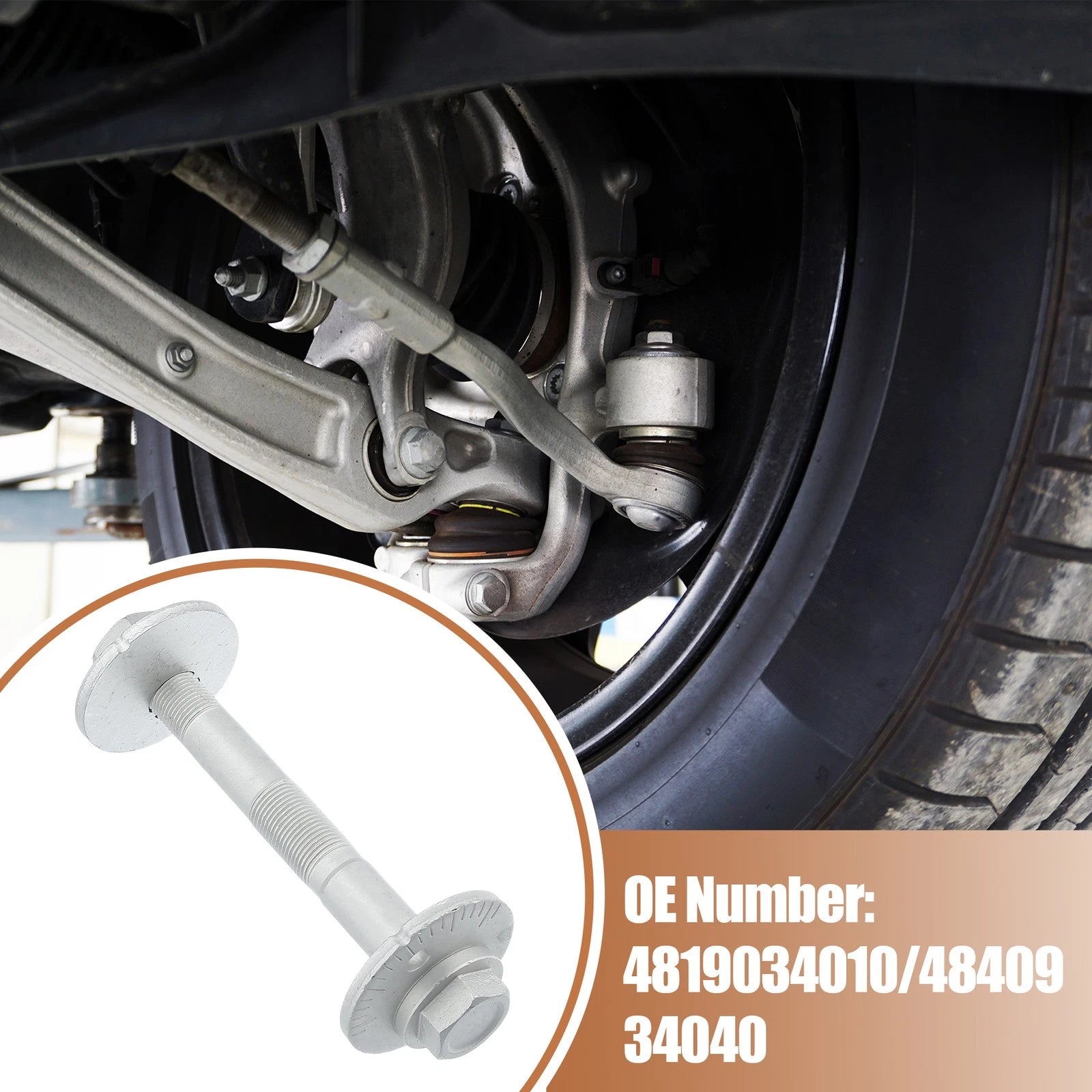Eccentric Alignment Camber Bolt Set for Toyota Tundra (2007–2008)