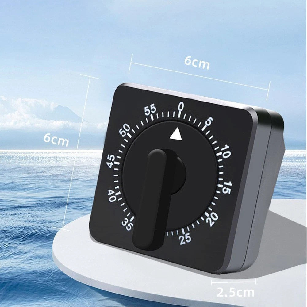 Wind-up Kitchen Timer - No Batteries Required