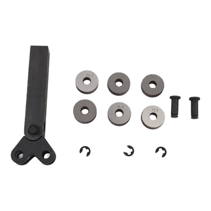 6PCS Knurling Wheels Set with Lathe Tool Holder for Machinist Use