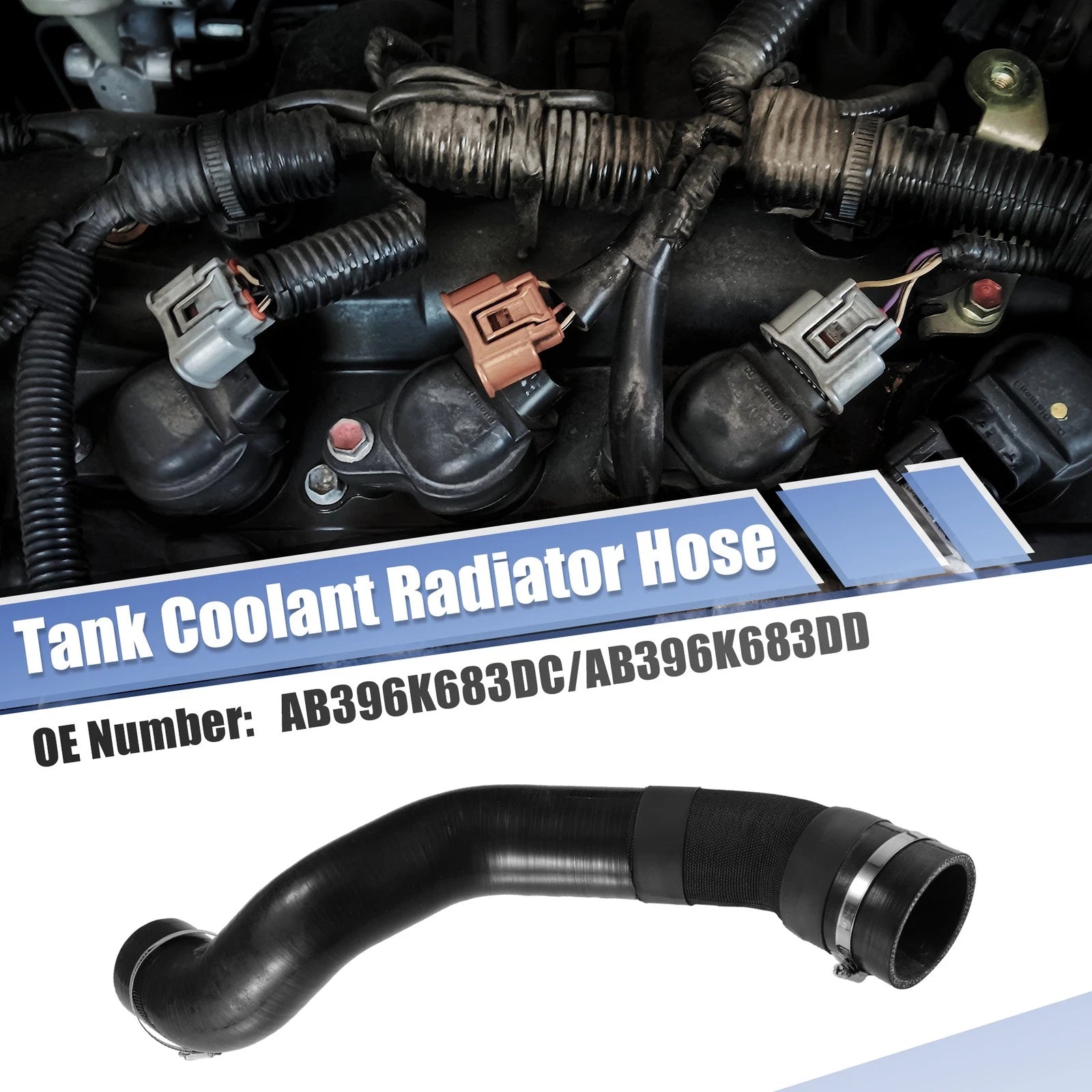 Heater Hose Radiator Expansion Tank Pipe Replacement for Ford (2008–2015)