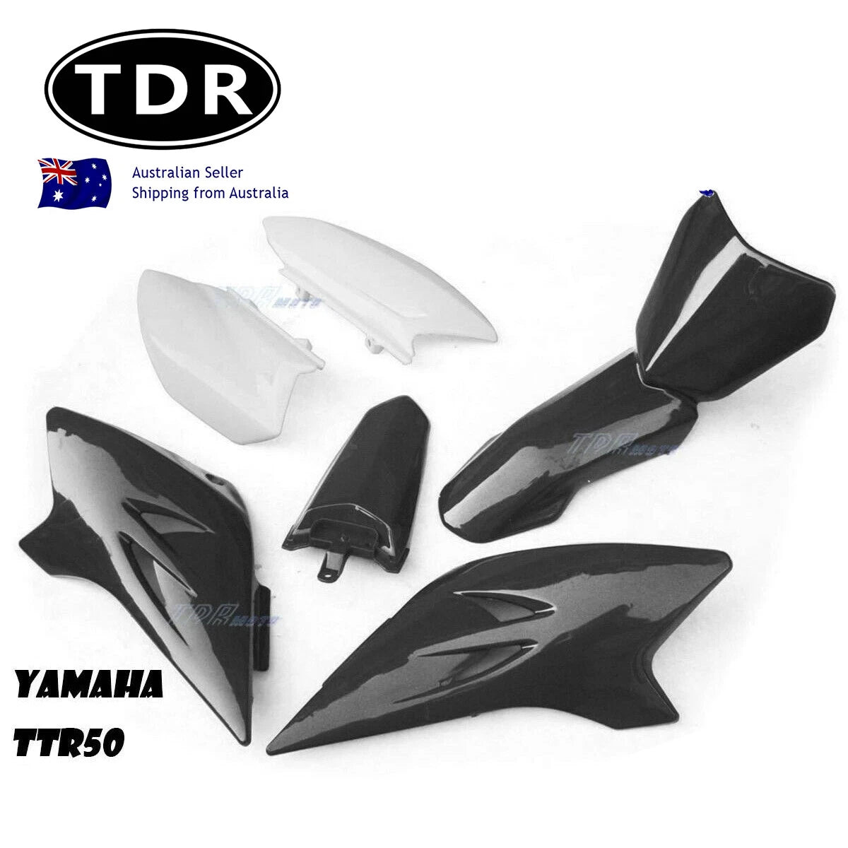 Fender Kit for Yamaha TTR 50 (2006–2023) - Black Plastic
