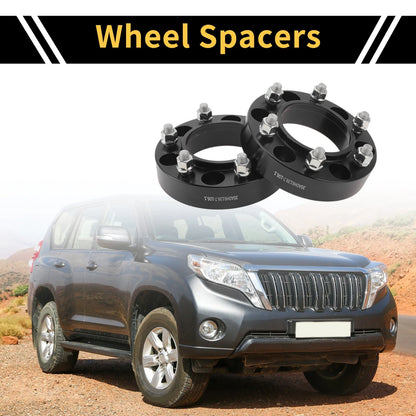 2 Pc Wheel Spacers 6x139.7 108mm M12x1.5 Replacement for Lexus GX (2002–2023)