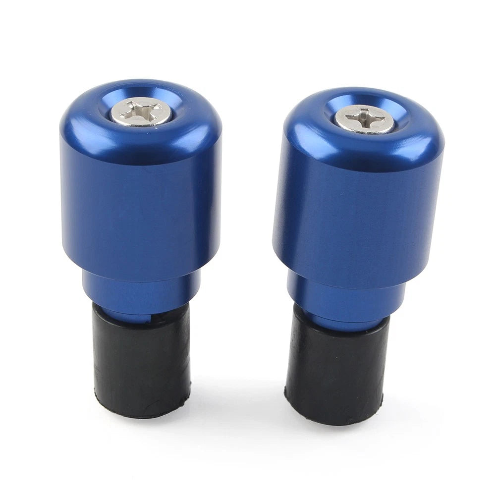 2X Handlebar Grips Bar End Slider Cap Plugs for Honda CBR1000RR (2004–2023) Blue