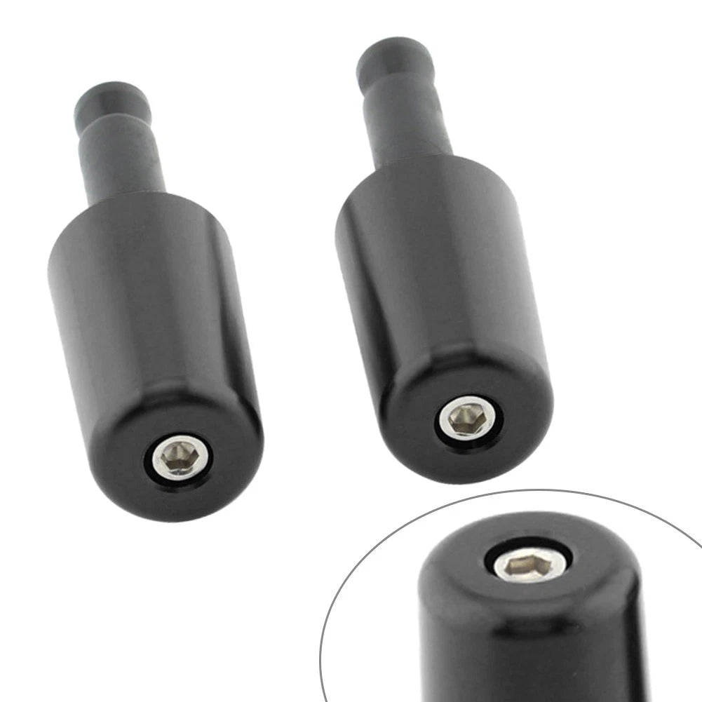 2X Handlebar Grips for Universal Motorcycle (50.8mm) - Black