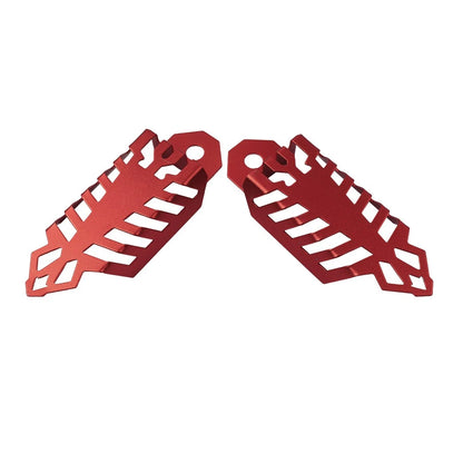 Universal Fork Dust Shock Absorber Spring Covers for Motorcycle ATV (Red)