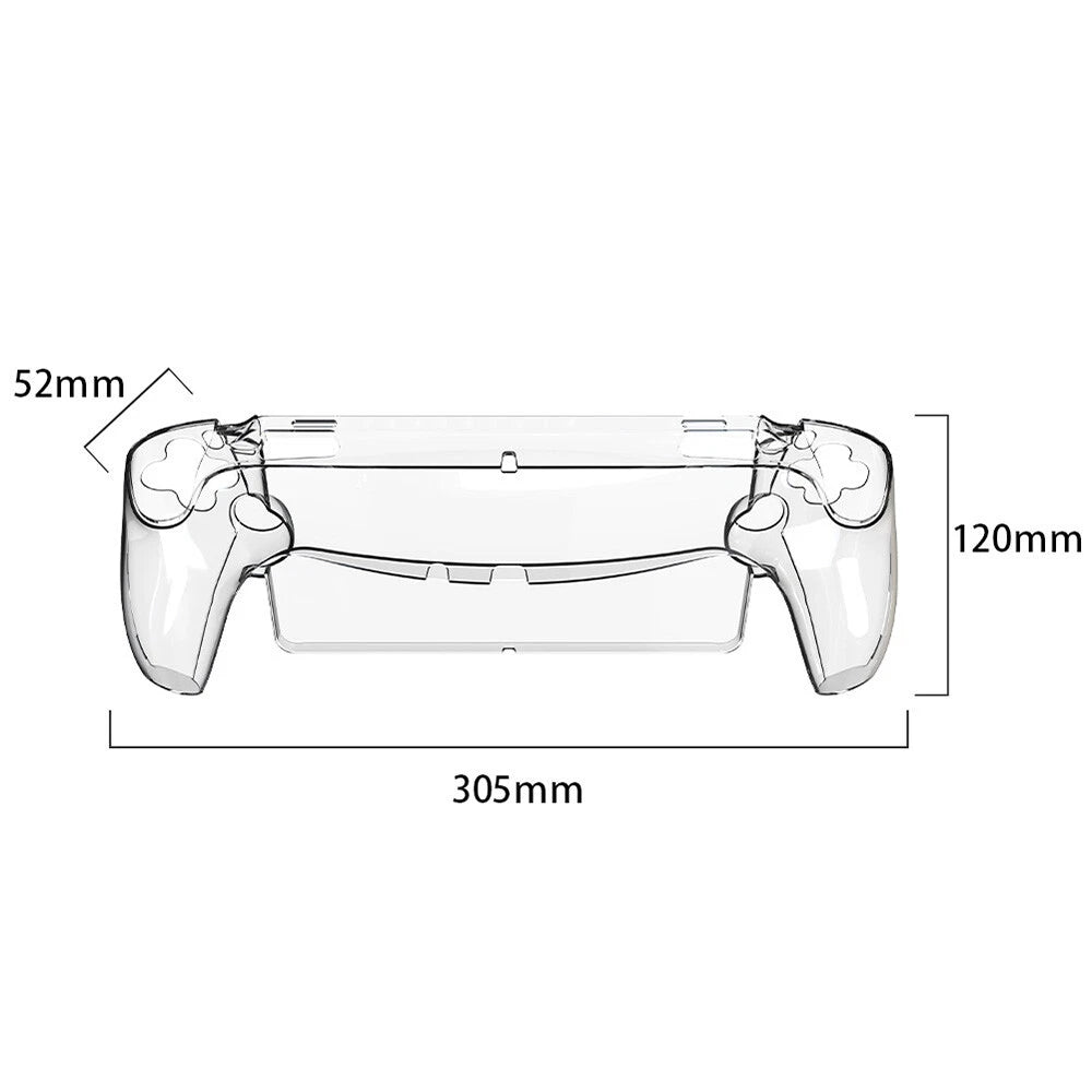 Clear Plastic Protective Case for PS5 Portal Console (2020–2023)