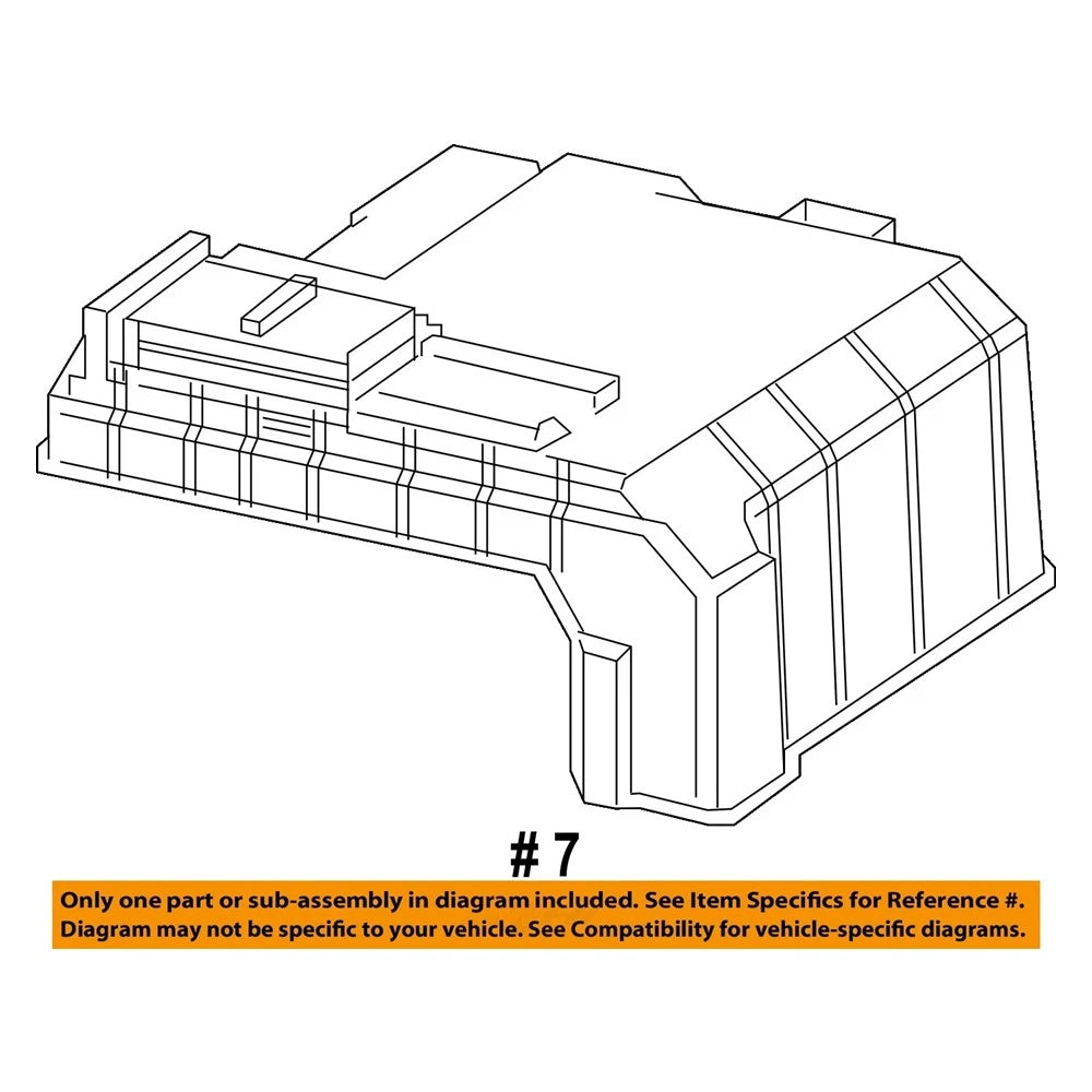 Fuse Block Cover for Chevy Silverado GMC Sierra (2019–2025) 84336357
