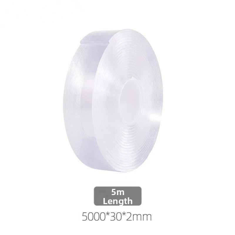 Transparent Two Way Sticky Tape for Wall Mounting and Cable Management