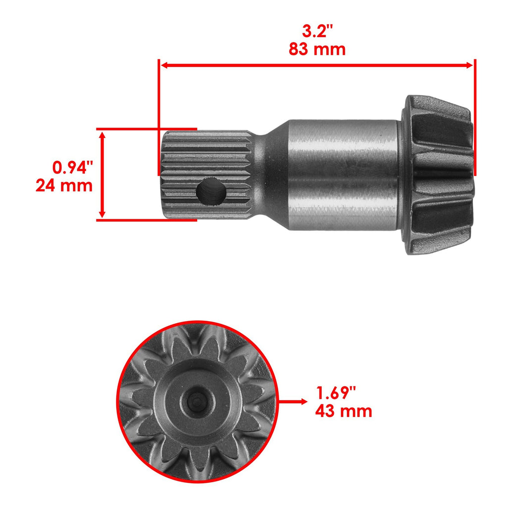 Rear Differential Rebuild Kit for Honda Foreman 450 TRX450ES (1998–2001)