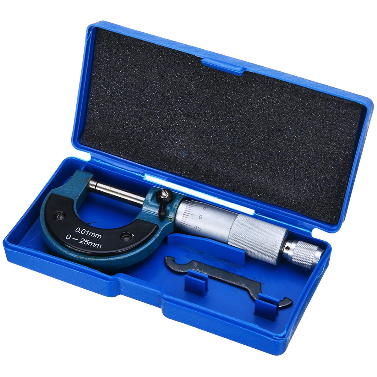 Outside Micrometer Gauge for Precise Measurement with Container