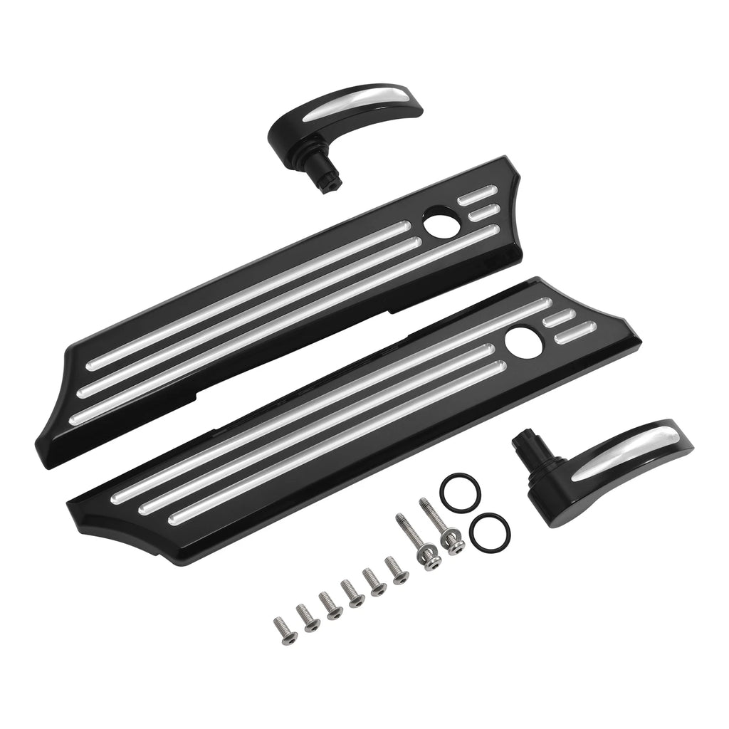 Saddlebag Latch Covers & Lid Lifter Lever for Harley Electra Glide (2014–2024)
