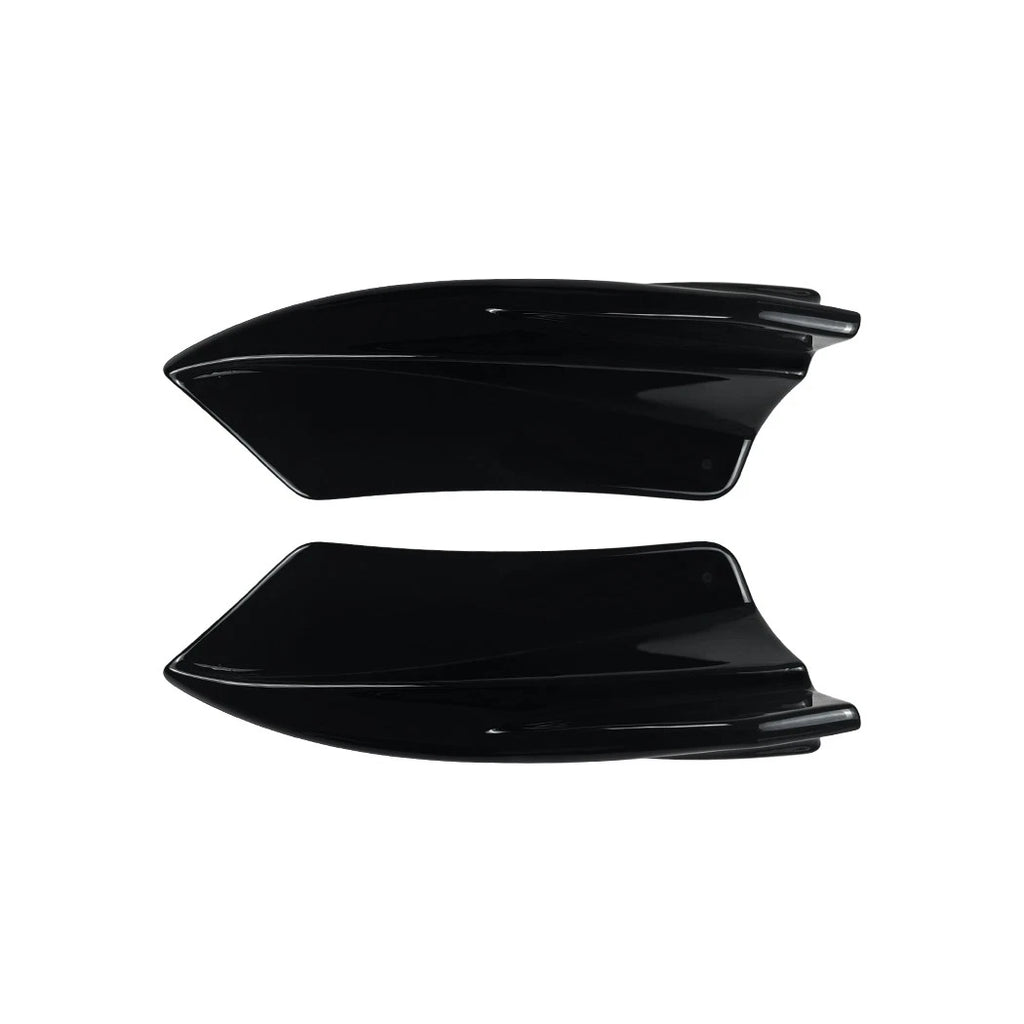 Pair Gloss Black Side Corner Splitters for Audi S5 8T (2013–2016)