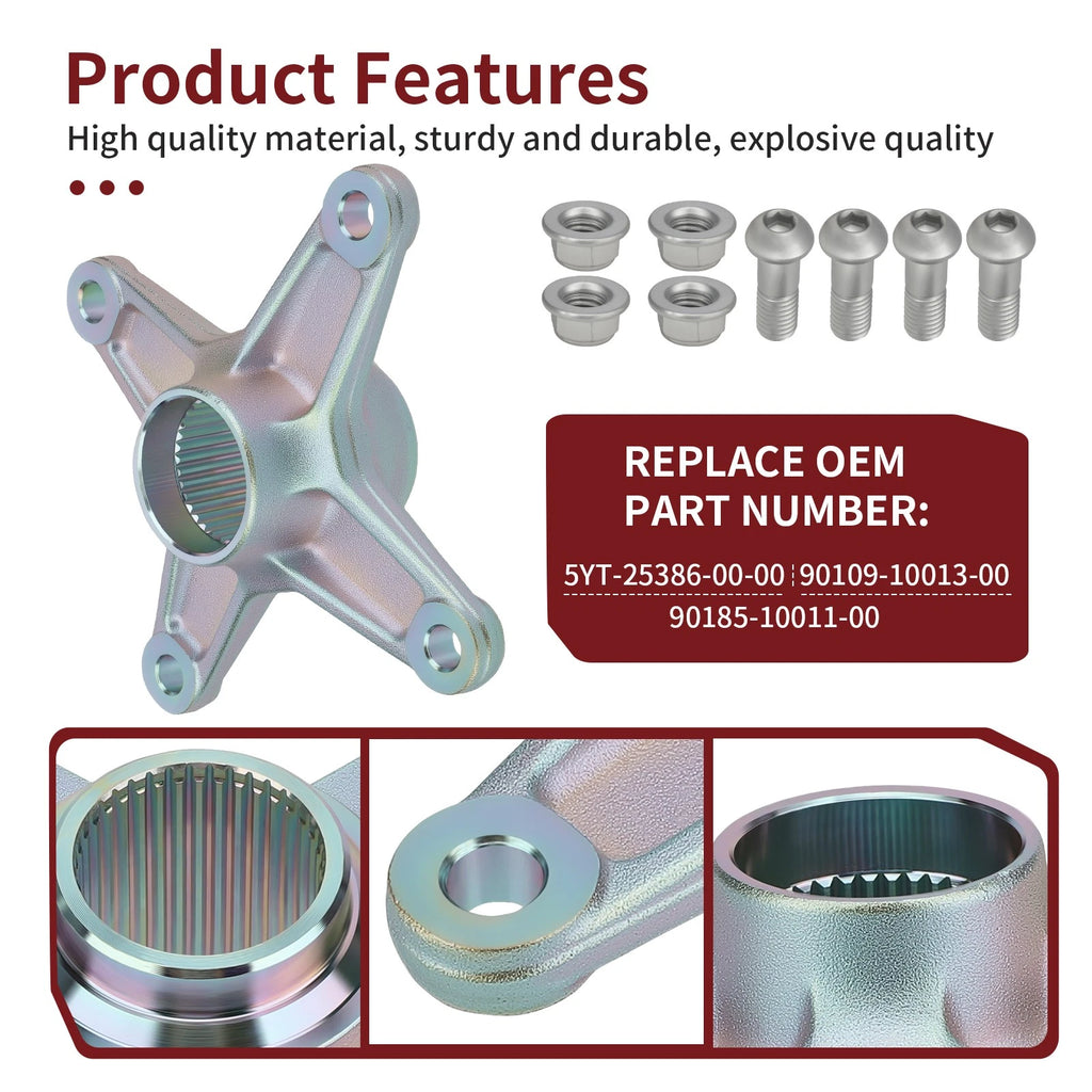 Rear Axle Sprocket Hub Collar for Yamaha Raptor 125 250 350 (2001–2019) 5YT-25386-00-00