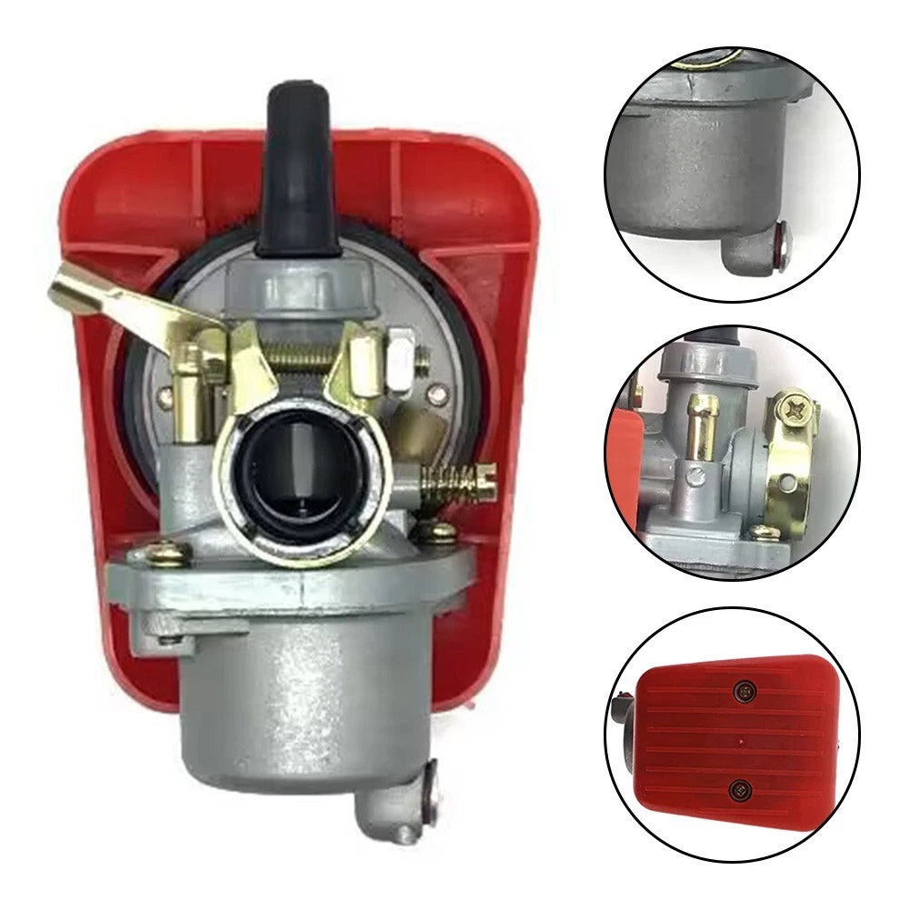 High Performance Red Carburetor for 49cc 50cc 60cc Motorcycles