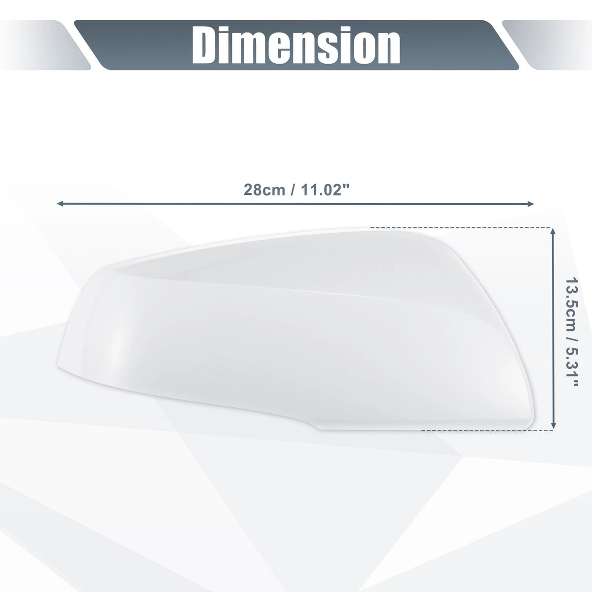 Right Side Mirror Cover Cap Replacement for Toyota Highlander (2020–2022)