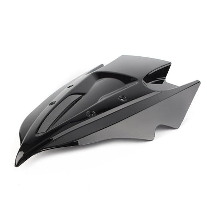 Double Bubble Front Windshield for Kawasaki Z250 Z300 (2013–2017) Black