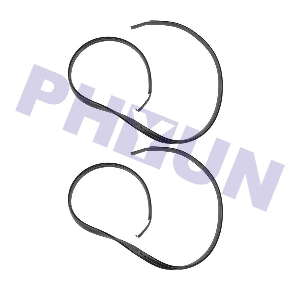 2Pcs Roof Molding Trim Black Rubber for Toyota Prius C (2012–2021)
