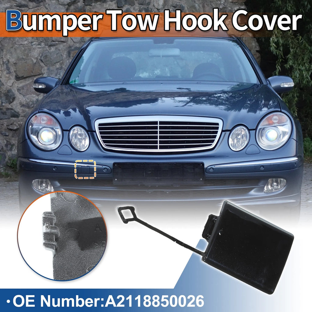 Front Tow Hook Cover Replacement for Mercedes-Benz E-Class (2003–2009)