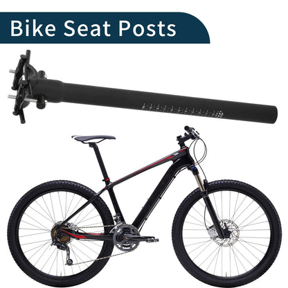 Seat Post 2-Bolt Replacement 25.4x350mm Lightweight for Bike (1990–2025)