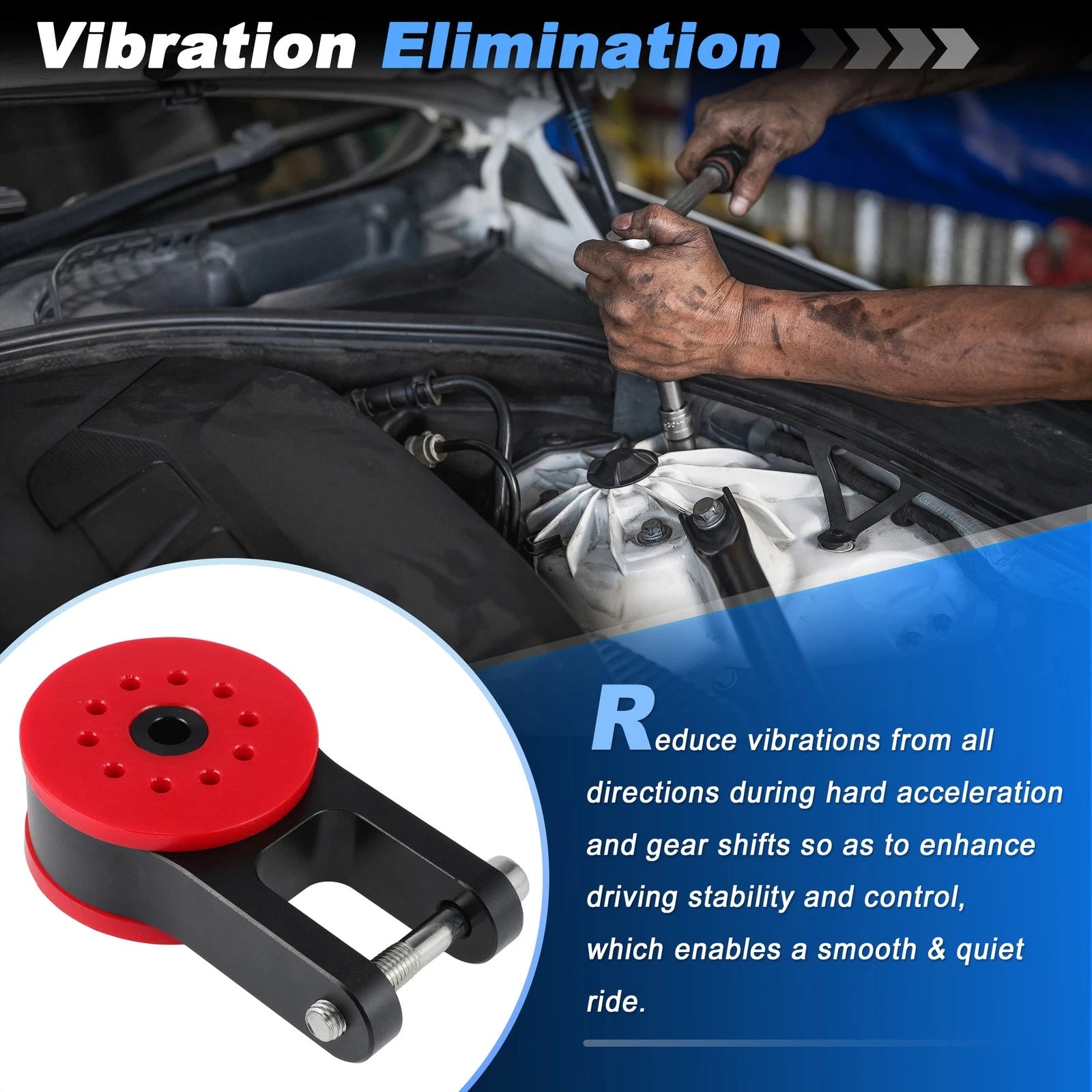 Rear Engine Motor Mount Replacement for Ford Focus ST 2013-2018