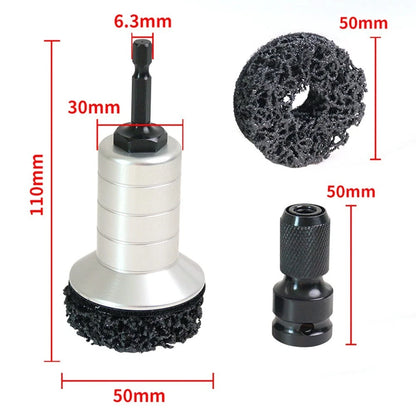 Multi Purpose Rust Removal Tool for Car Wheel with Drill Connection