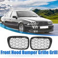 Front Hood Bumper Grille Guard Replacement for BMW 525i 530i E39 Pair (1997–2003)