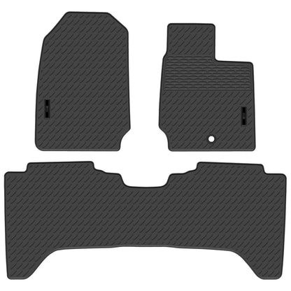 Set of 4 Custom Fit Rubber Floor Mats for Mazda BT-50 (2011–2020)