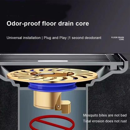 Brass Floor Drain Backflow Preventer for Various Pipeline Applications
