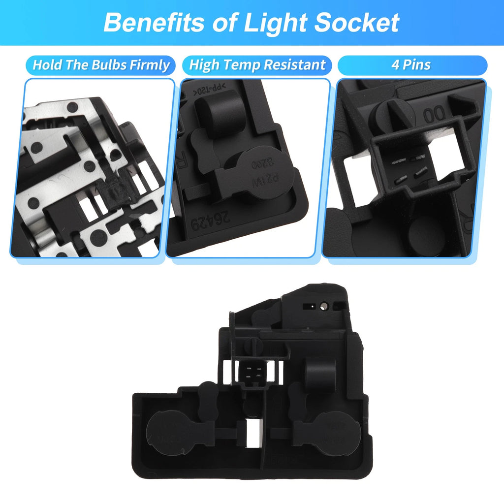 Rear Right Light Socket for Audi A4 (2007–2015) 8K5945258B