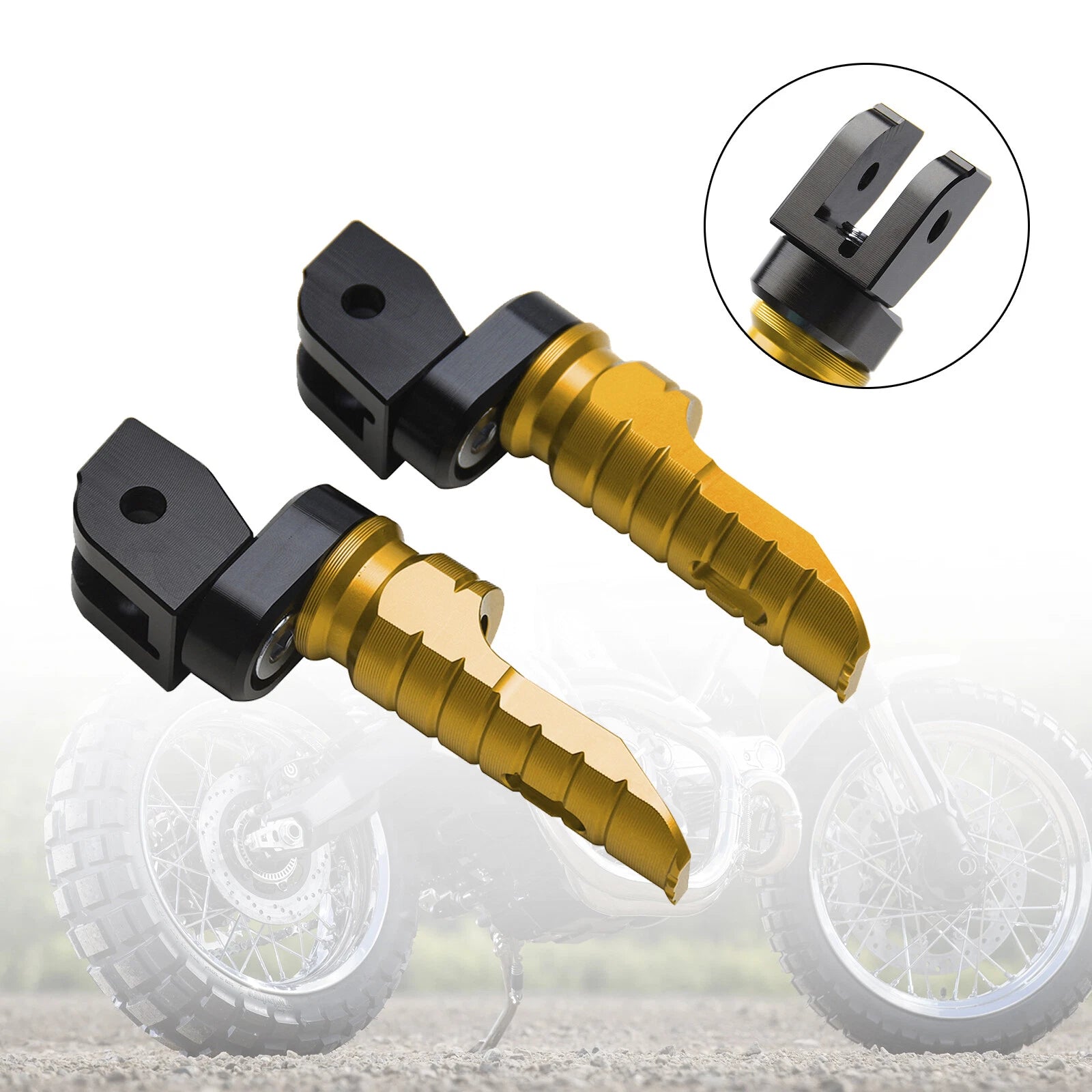 Front Footrests Foot Pegs for Ducati Scrambler 400/800/1100/Sport (2015–2023)