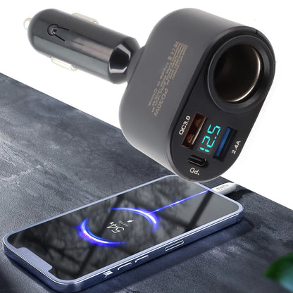 3 Port Car Charger for Quick Charging (2015–2023)