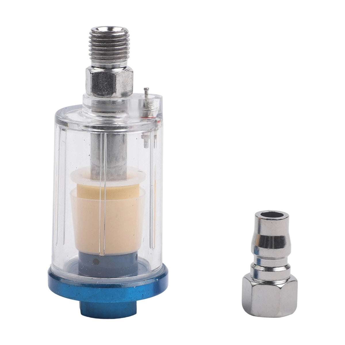 Compact Filter Unit Air Regulator Gauge Solid Contaminants Clean Water Function