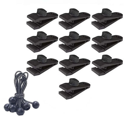 Robust Tarp Clip for Heavy Duty Tent and Canopy Fastening