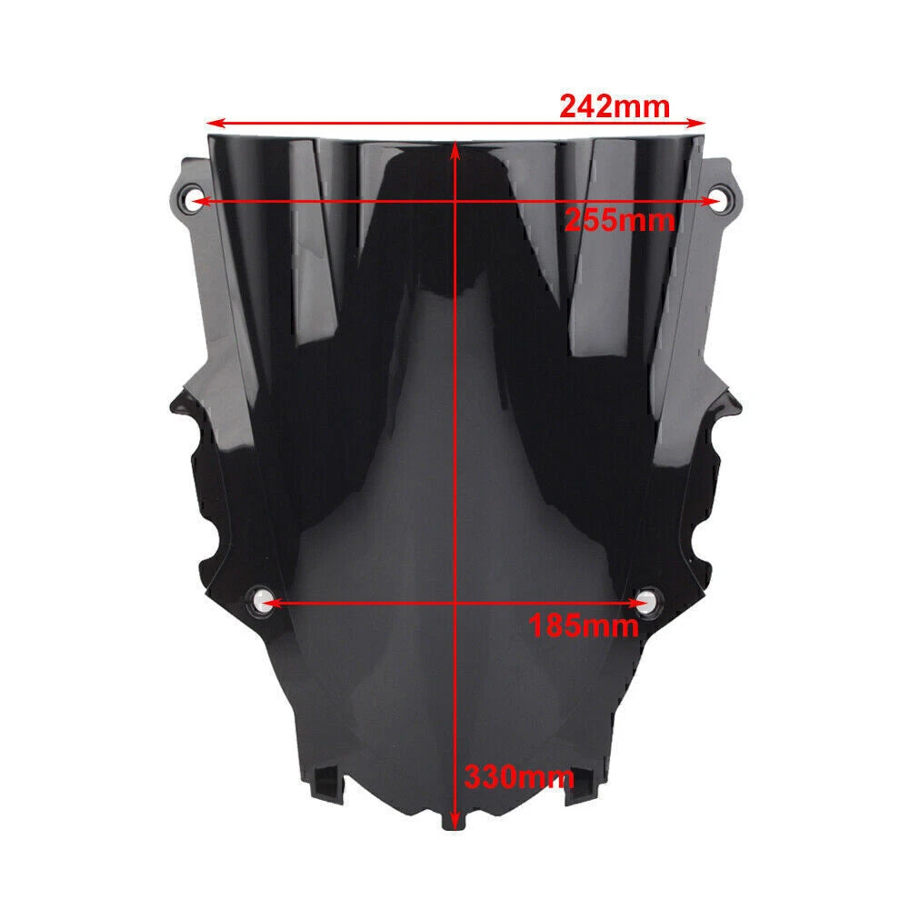 Windshield Deflector for Yamaha YZF-R3 (2019–2023) Black